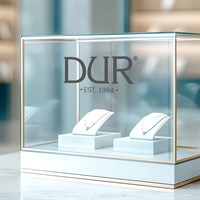 DUR® Logo Aufkleber (Folien Plott) für Schaufenster/Vitrine 24,3 x 11,3 cm